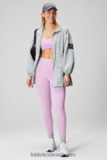 Fabletics cinza mineral/branco clássico 420HR2761 parka utilitária mulheres - Image 4