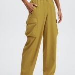 Fabletics cinza mineral/vermelho morango 420HR176 calça cargo eleanor mulheres