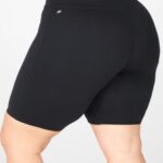 Fabletics cinza/preto 420HR590 qualquer lugar motion365 short cintura alta 9'' mulheres