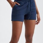 Fabletics cinza suave/cubo de gelo 420HR425 short de moletom mulheres