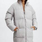 Fabletics cinzas 420HR2806 casaco puffer de tempestade ii mulheres