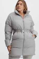Fabletics cinzas 420HR2807 casaco puffer de tempestade ii mulheres - Image 6