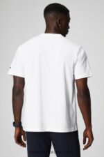 Fabletics clássico branco f multi 420HR3520 a camiseta r&r homens - Image 2