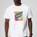 Fabletics clássico branco f multi 420HR3520 a camiseta r&r homens