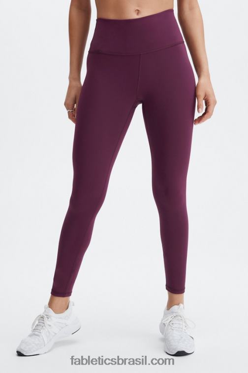 Fabletics clássico branco/prata reflexivo 420HR690 define powerhold cintura alta 7/8 legging 29 mulheres - Image 2