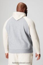 Fabletics clássico cinza urze/osso 420HR3675 o moletom com capuz 190 homens - Image 2