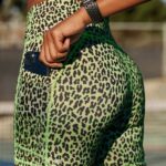 Fabletics clube negro/atlético 420HR252 on-the-go powerhold cintura alta 6'' curto 5 mulheres