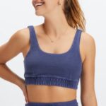 Fabletics cobalto profundo/babosa 420HR1591 sutiã de lã nala mulheres