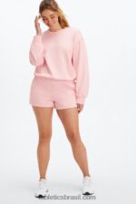 Fabletics cobalto profundo/babosa 420HR381 short de moletom leve go-to-slim mulheres - Image 4