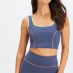 Fabletics cobalto profundo multi 420HR2274 tanque de sutiã embutido catalina mulheres