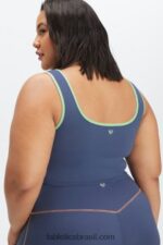 Fabletics cobalto profundo multi 420HR2275 tanque de sutiã embutido catalina mulheres - Image 2