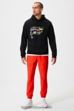 Fabletics colagem preta 420HR3673 o moletom com capuz 190 homens - Image 3