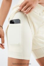 Fabletics concreto/seda 420HR537 sloane corre curto mulheres - Image 3
