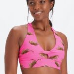 Fabletics corações selvagens 420HR1705 sutiã esportivo oasis twist 106 mulheres