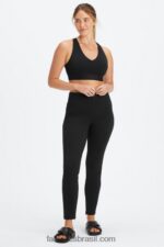 Fabletics coral haze estático/reflexivo prateado 420HR121 calça skinny 24/7 mulheres - Image 4