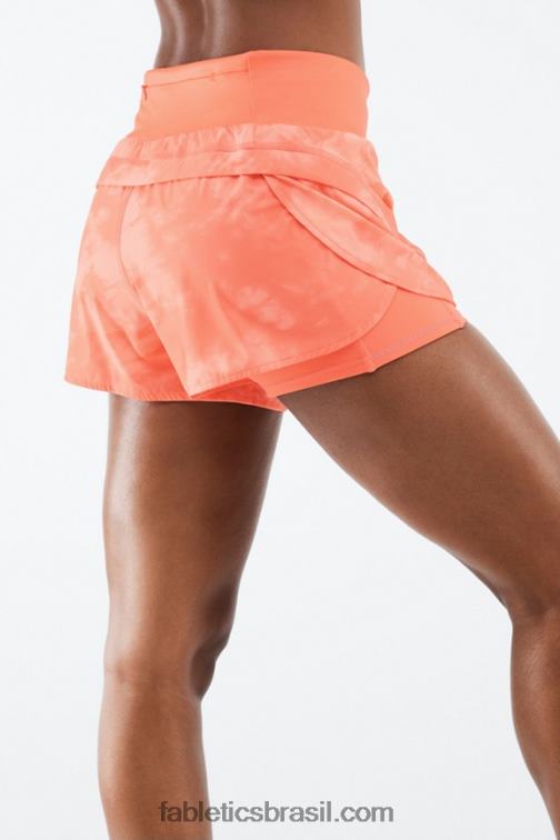Fabletics coral haze estático/reflexivo prateado 420HR570 austyn esgotado mulheres - Image 2
