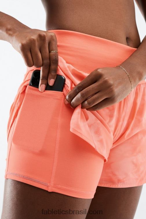 Fabletics coral haze estático/reflexivo prateado 420HR570 austyn esgotado mulheres - Image 3