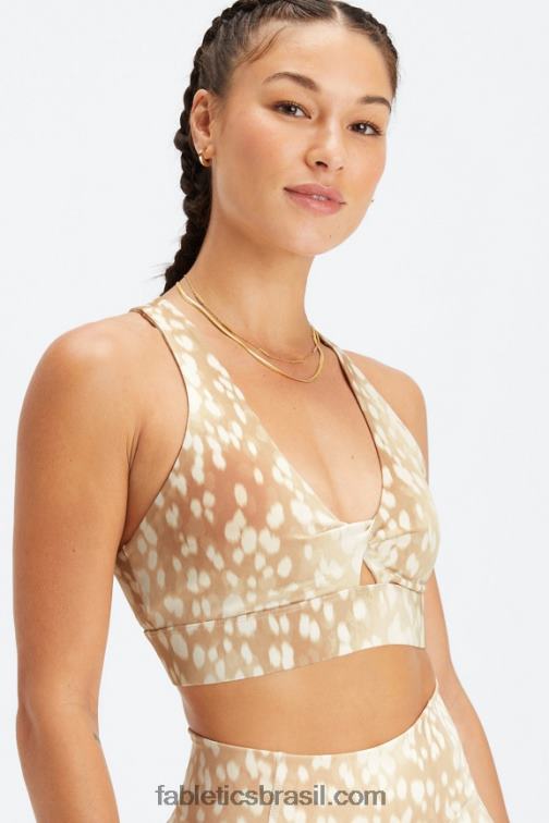 Fabletics corça malhada 420HR1709 sutiã esportivo oasis twist 107 mulheres - Image 3