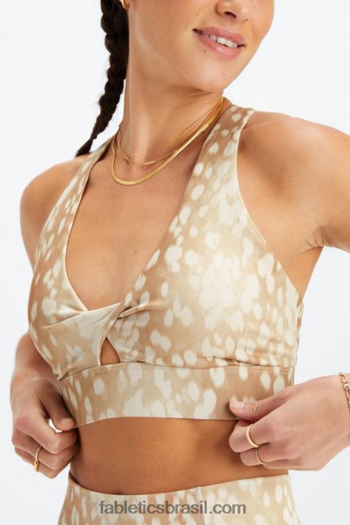 Fabletics corça malhada 420HR1709 sutiã esportivo oasis twist 107 mulheres - Image 4