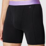 Fabletics cosmo preto/roxo 420HR3758 a cueca boxer 24-7 196 homens