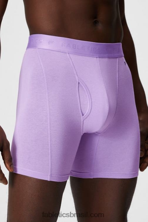 Fabletics cosmo roxo 420HR3757 a cueca boxer 24-7 196 homens - Image 1