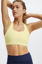 Fabletics creme de limão 420HR1764 sutiã esportivo de médio impacto em movimento 116 mulheres - Image 2