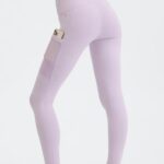 Fabletics creme de manteiga preto/rosa 420HR755 legging cintura alta powerhold on-the-go 42 mulheres