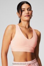Fabletics creme de manteiga rosa 420HR1458 sutiã o dia todo todos os dias 99 mulheres