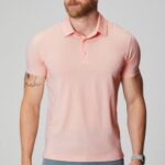 Fabletics creme de manteiga rosa 420HR3425 o polo 24-7 171 homens