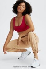 Fabletics cristal azul/caqui 420HR129 calça de tecido iggy mulheres - Image 5