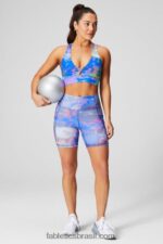 Fabletics cubo de gelo/logotipo de íris nebulosa 420HR282 oasis pureluxe cintura alta 6'' short 9 mulheres - Image 4