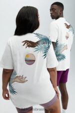Fabletics dançarina da nuvem 420HR2074 camiseta unissex parentes mulheres