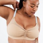 Fabletics deserto/pedra azul 420HR1634 sutiã esportivo makayla de baixo impacto mulheres