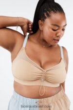 Fabletics deserto/pedra azul 420HR1634 sutiã esportivo makayla de baixo impacto mulheres