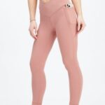 Fabletics desfiladeiro rosa 420HR934 legging oasis pureluxe hw crossover 7/8 mulheres