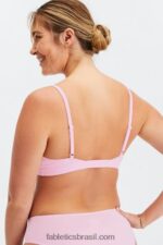Fabletics docinho rosa 420HR1539 bralette triângulo de toque fino mulheres - Image 2