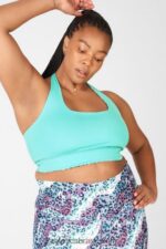 Fabletics dunas/azul lunar 420HR1668 sutiã esportivo reversível harlow halter mulheres - Image 2