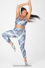 Fabletics dunas/azul lunar 420HR1668 sutiã esportivo reversível harlow halter mulheres - Image 6