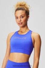 Fabletics escape real/rosa extremo/gráfico 420HR1365 sutiã esportivo trinity de alto impacto 95 mulheres - Image 2