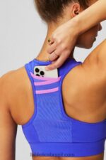 Fabletics escape real/rosa extremo/gráfico 420HR1365 sutiã esportivo trinity de alto impacto 95 mulheres - Image 3