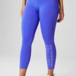 Fabletics escape real/rosa extremo/gráfico 420HR992 trinity motion365+ capri cintura alta mulheres