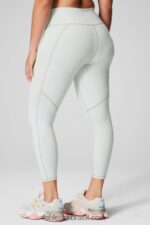 Fabletics escape rosa/logotipo 420HR650 define powerhold cintura alta 7/8 legging 21 mulheres