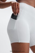 Fabletics esfumaçado 420HR308 oasis pureluxe cintura alta 6'' short 14 mulheres - Image 2