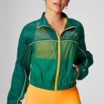 Fabletics esporte cipreste profundo/multi/ombre 420HR2757 jaqueta de tecido payton mulheres