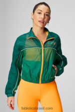Fabletics esporte cipreste profundo/multi/ombre 420HR2757 jaqueta de tecido payton mulheres