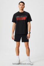 Fabletics esporte rápido preto 420HR3525 a camiseta r&r homens - Image 3