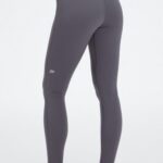 Fabletics estanho 420HR1104 trinity motion365 legging cintura alta 77 mulheres