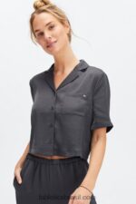 Fabletics estanho 420HR2032 botão de dormir para baixo mulheres
