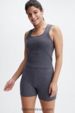 Fabletics estanho 420HR2271 regata com nervuras restoreknit mulheres - Image 4