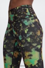Fabletics estanho mármore zebra/prata reflexiva 420HR693 define powerhold cintura alta 7/8 legging 30 mulheres - Image 3